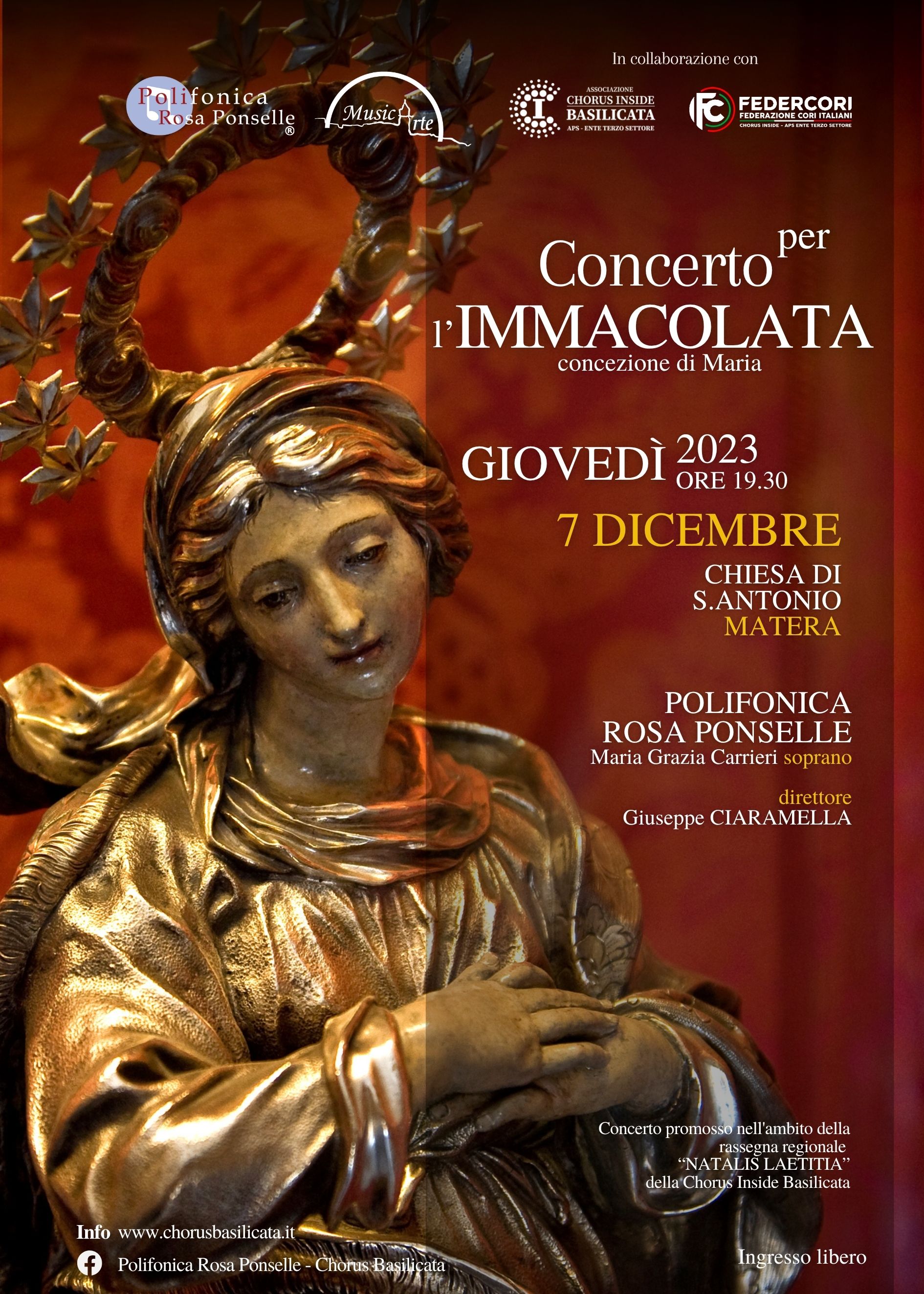 Concerto per l’Immacolata, 7 dicembre 2023