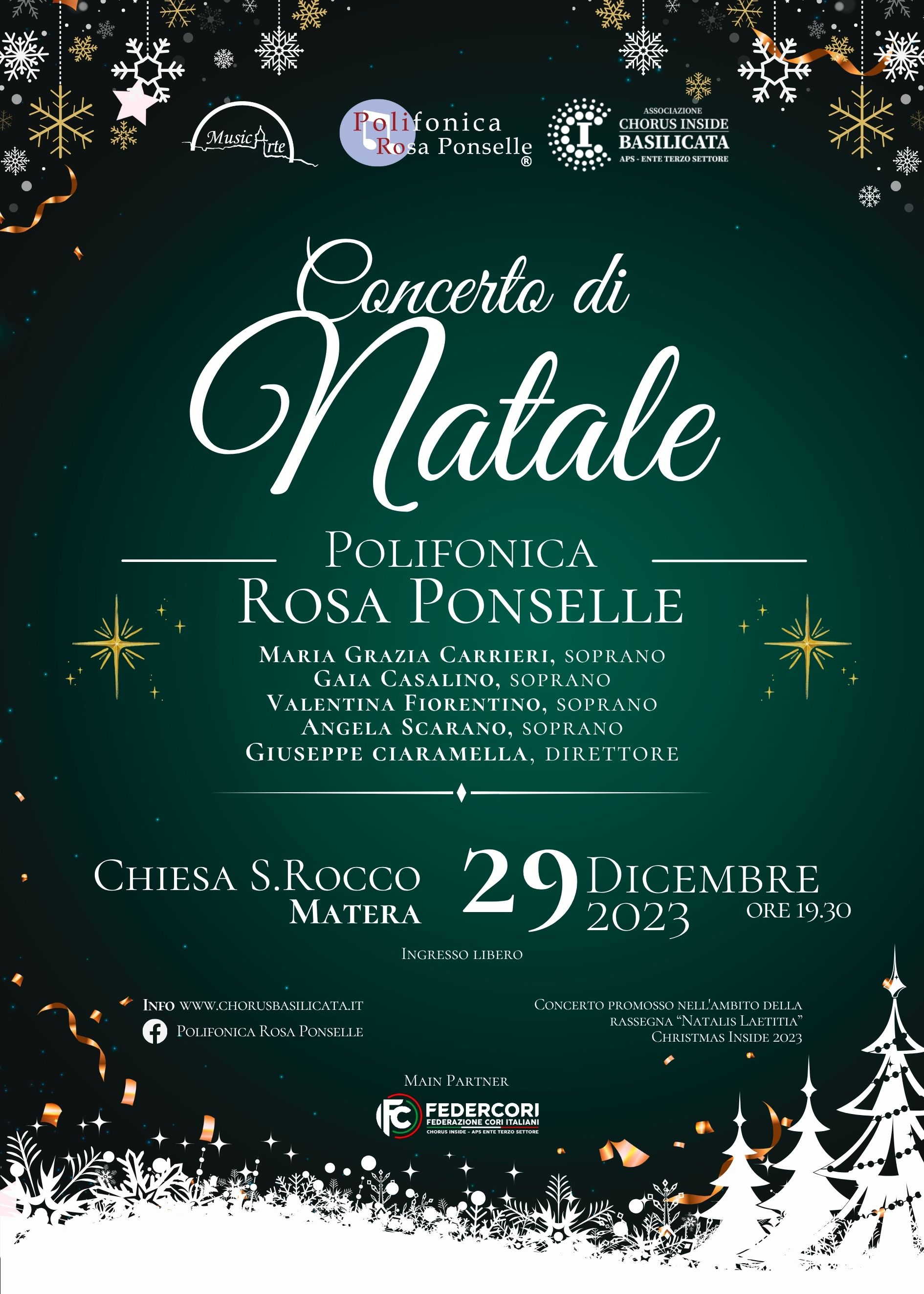 Concerto di Natale, 29 dicembre 2023